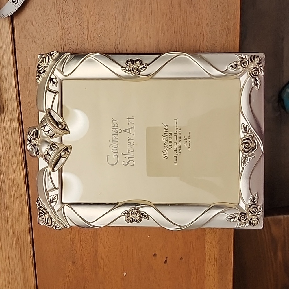 Godinger Silver Art silver plated wedding photo album